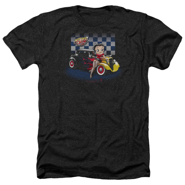 Betty Boop - Hot Rod Boop Adult Regular Fit Heather Short Sleeve