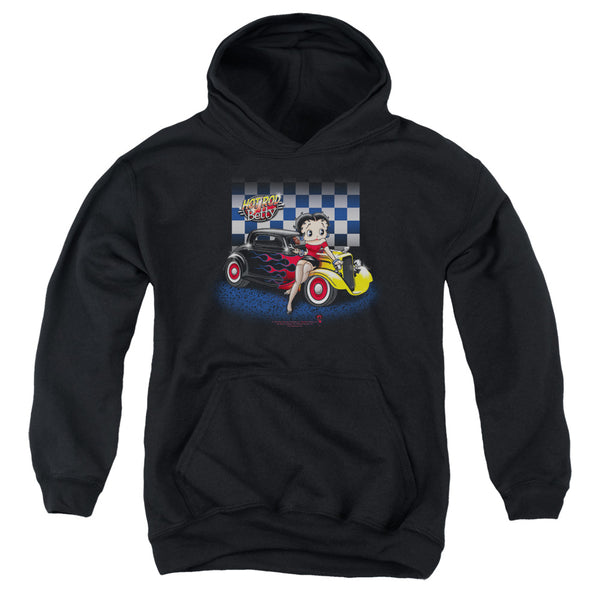 Betty Boop - Hot Rod Boop Youth Hooded Sweatshirt