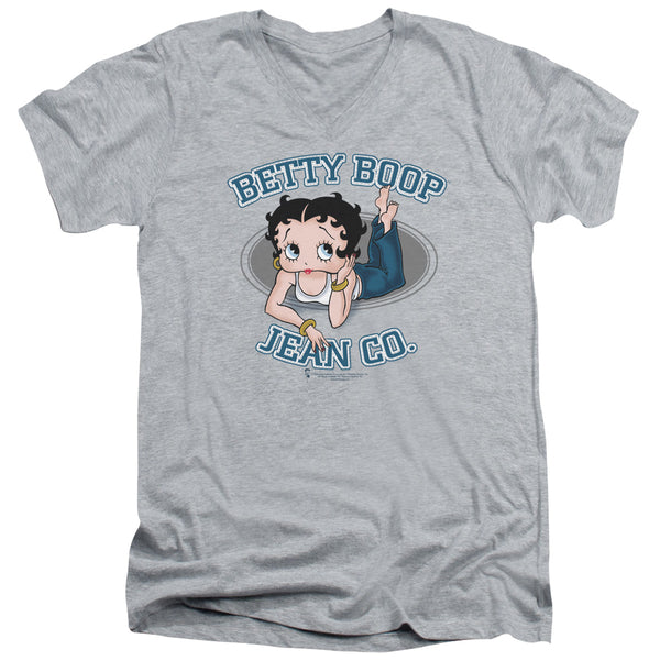 Betty Boop - Jean Co Adult Slim Fit V Neck Cotton