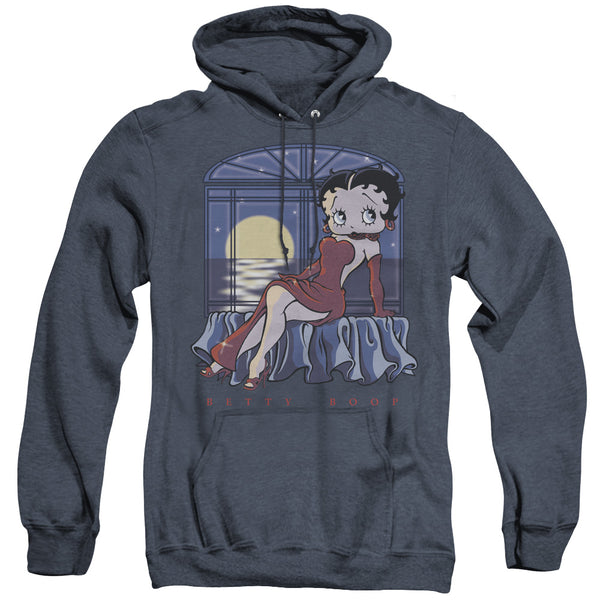 Betty Boop - Moonlight Adult Heather Hoodie