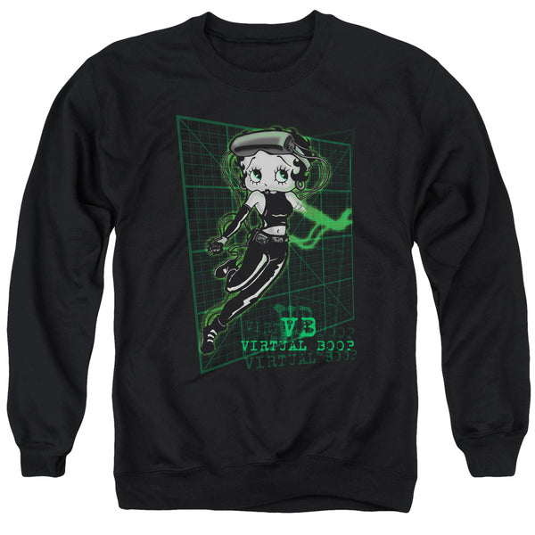 Betty Boop - Virtual Boop Adult Crewneck Sweatshirt