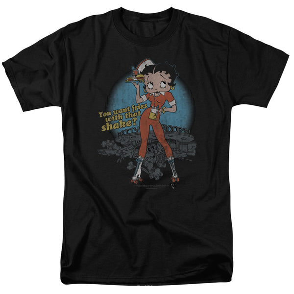 Betty Boop - Fries With That Adult Regular Fit Short Sleeve