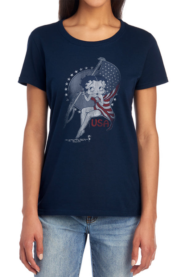 Betty Boop - Proud Betty Women's Short Sleeve