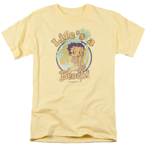 Betty Boop - Lifes A Beach Adult Regular Fit Short Sleeve