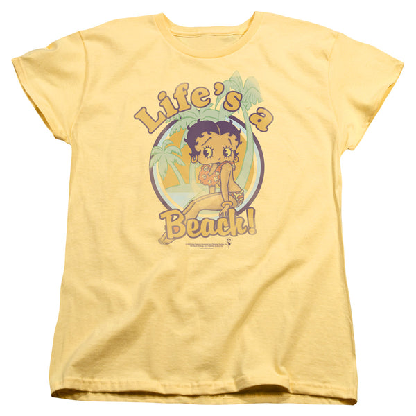 Betty Boop - Lifes A Beach Women's Short Sleeve
