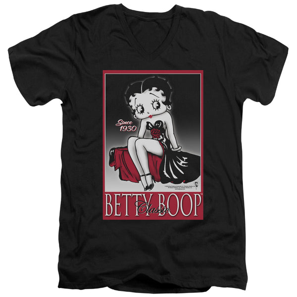 Betty Boop - Classic Adult Slim Fit V Neck Cotton