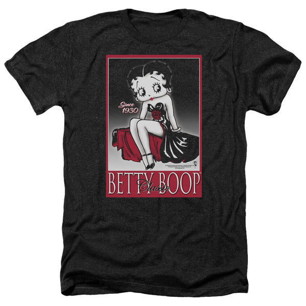 Betty Boop - Classic Adult Regular Fit Heather Short Sleeve
