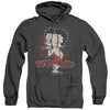Betty Boop - Classic Kiss Adult Heather Hoodie