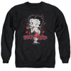 Betty Boop - Classic Kiss Adult Crewneck Sweatshirt