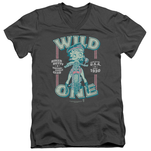 Betty Boop - Wild One Adult Slim Fit V Neck Cotton