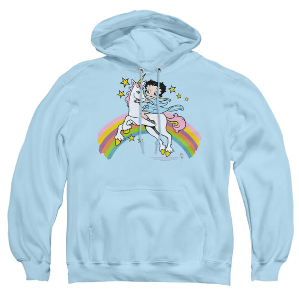 Betty Boop - Unicorn & Rainbows Adult Pullover Hoodie