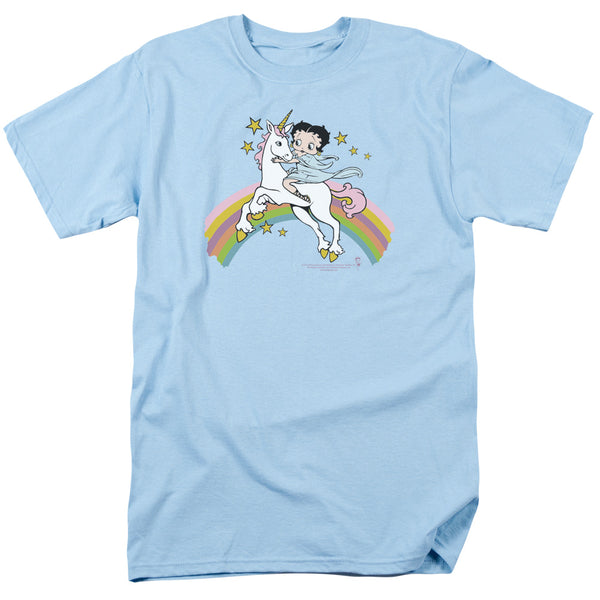 Betty Boop - Unicorn & Rainbows Adult Regular Fit Short Sleeve