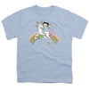 Betty Boop - Unicorn & Rainbows Youth Short Sleeve