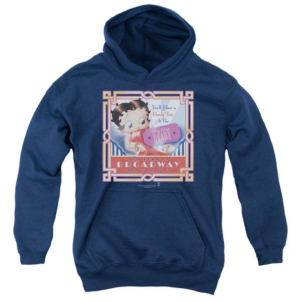 Betty Boop - On Broadway Youth Hooded Sweatshirt