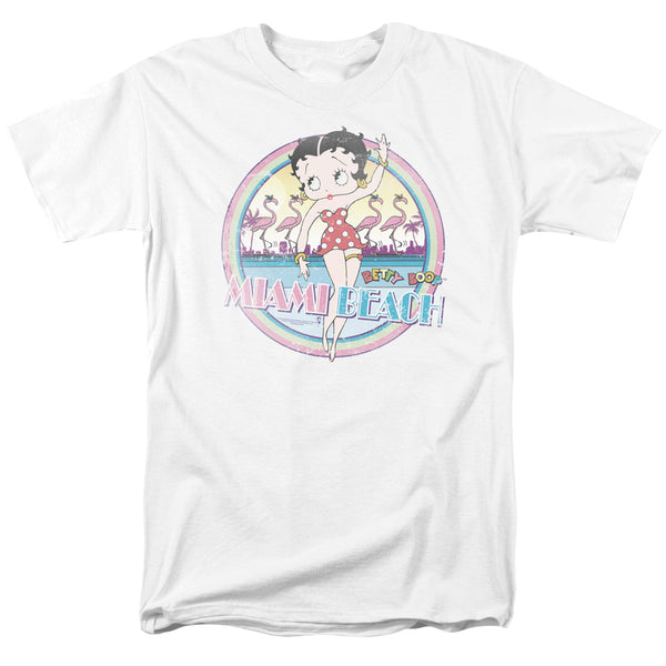 Betty Boop - Miami Beach Adult Regular Fit Short Sleeve