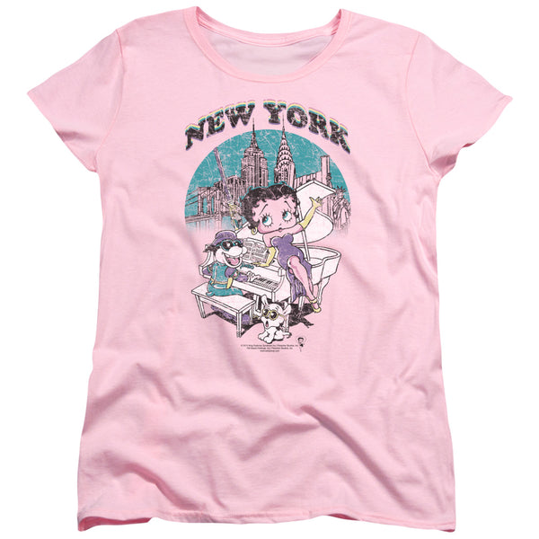 Betty Boop - Singing In Ny Women's Short Sleeve