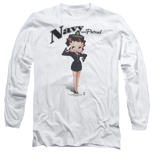Betty Boop - Navy Boop Adult Long Sleeve