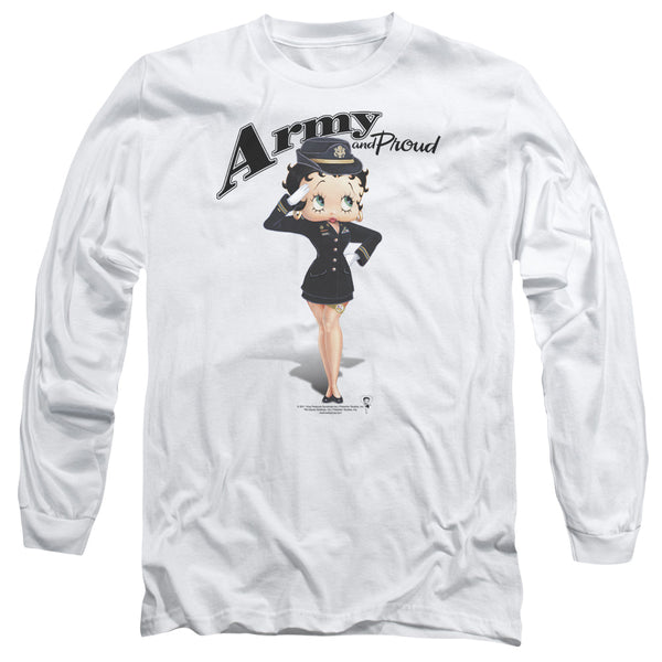 Betty Boop - Army Boop Adult Long Sleeve