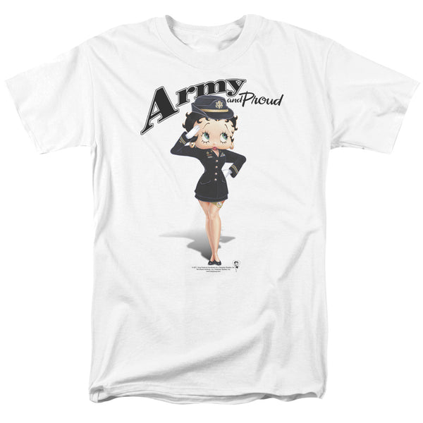 Betty Boop - Army Boop Adult Regular Fit Short Sleeve