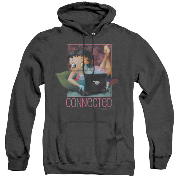 Betty Boop - Connected Adult Heather Hoodie