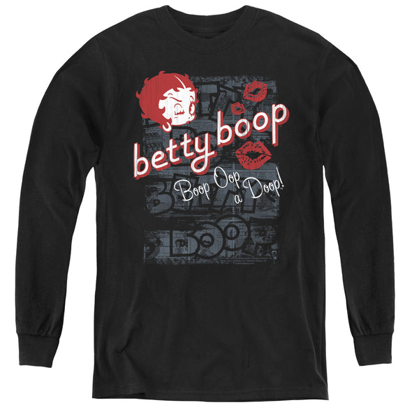 Betty Boop - Boop Oop L - S Youth