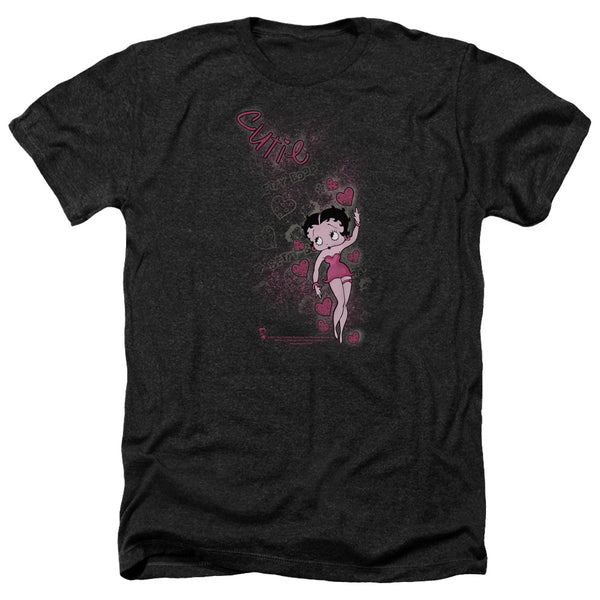 Betty Boop - Cutie Adult Regular Fit Heather Short Sleeve