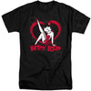Betty Boop - Scrolling Hearts Adult Tall Fit Short Sleeve
