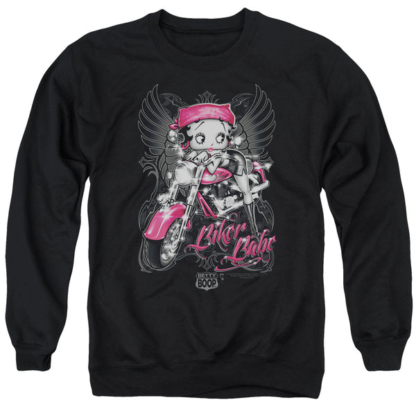 Betty Boop - Biker Babe Adult Crewneck Sweatshirt