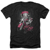 Betty Boop - Biker Babe Adult Regular Fit Heather Short Sleeve