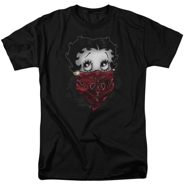 Betty Boop - Bandana & Roses Adult Regular Fit Short Sleeve
