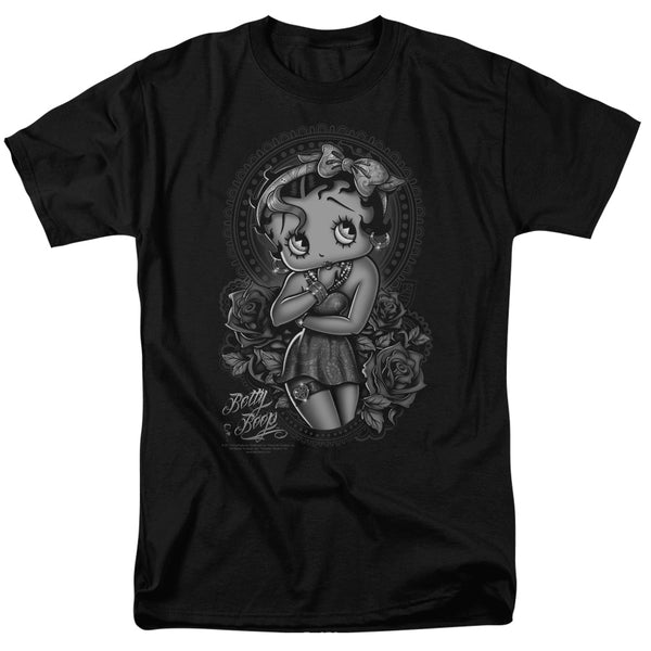 Betty Boop - Fashion Roses Adult Regular Fit Short Sleeve