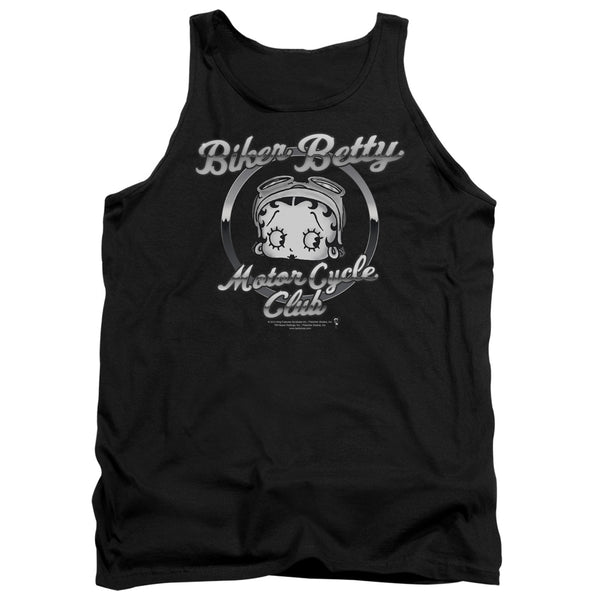 Betty Boop - Chromed Logo Adult Tank Top
