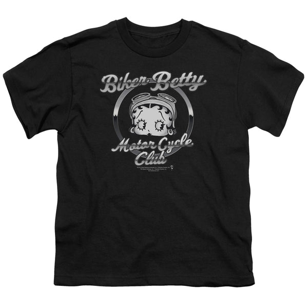 Betty Boop - Chromed Logo Youth Short Sleeve
