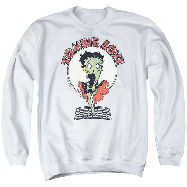 Betty Boop - Breezy Zombie Love Adult Crewneck Sweatshirt