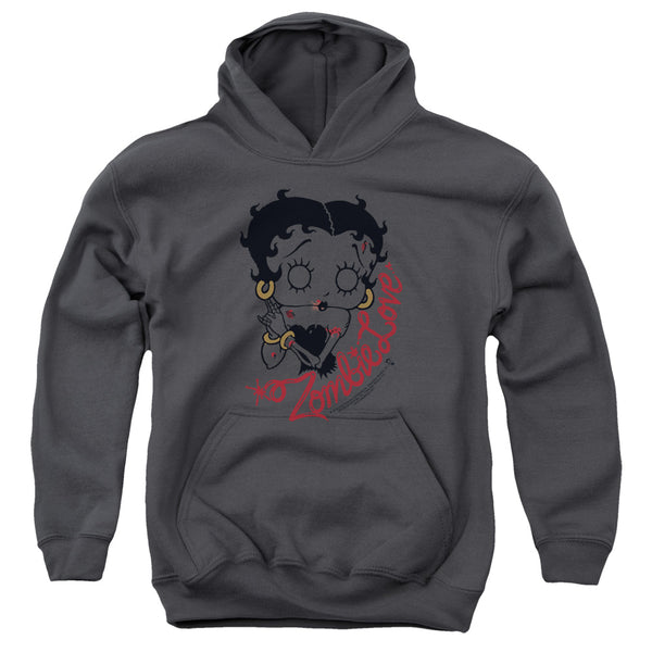 Betty Boop - Classic Zombie Youth Hooded Sweatshirt