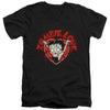Betty Boop - Heart You Forever Adult Slim Fit V Neck Cotton