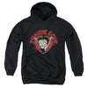 Betty Boop - Heart You Forever Youth Hooded Sweatshirt