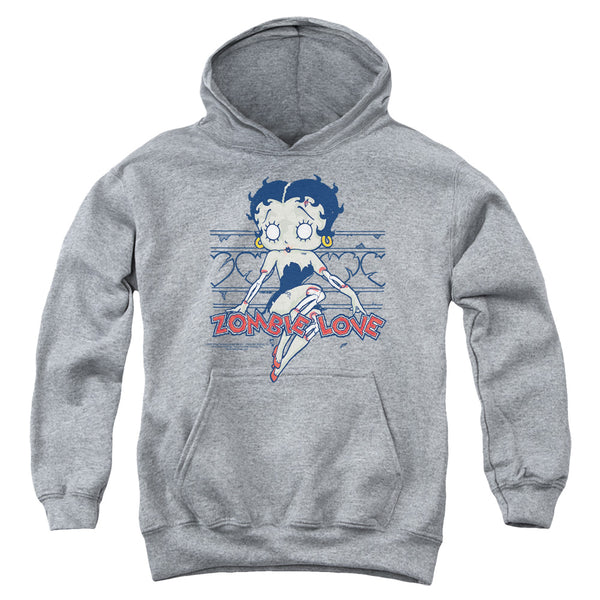 Betty Boop - Zombie Pinup Youth Hooded Sweatshirt