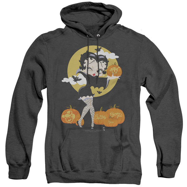 Betty Boop - Vamp Pumkins Adult Heather Hoodie