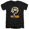 Betty Boop - Vamp Pumkins Adult Slim Fit V Neck Cotton