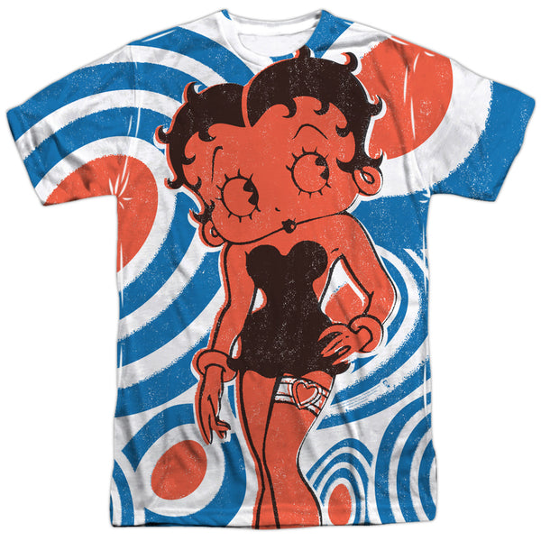 Betty Boop - Mod Rings Adult Regular Fit Short Sleeve 100% Poly