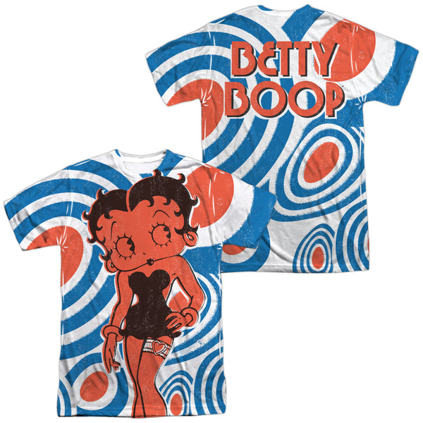 Betty Boop - Mod Rings (Front - Back Print) Adult Regular Fit Short Sleeve 100% Poly