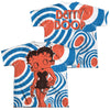 Betty Boop - Mod Rings (Front - Back Print) Youth Short Sleeve 100% Poly