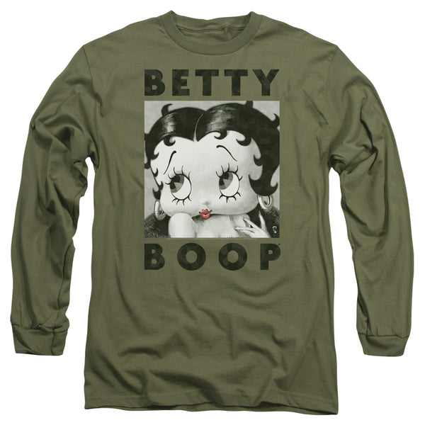 Betty Boop - Camo Glamour Adult Long Sleeve