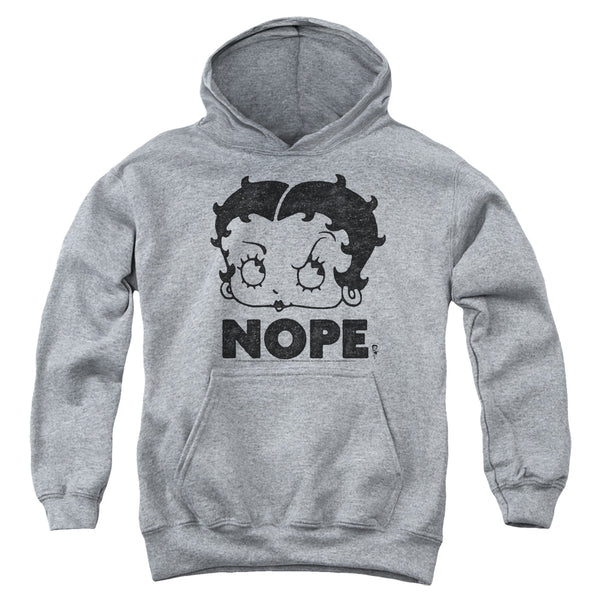 Betty Boop - Boop Nope Youth Hooded Sweatshirt