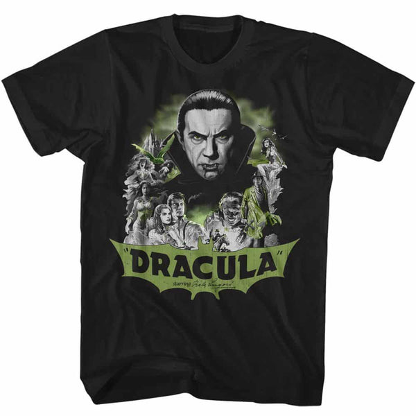 Bela Lugosi Bw Comic Art- S/S Tshirt