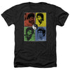 Bruce Lee - Enter Color Block Adult Regular Fit Heather Short Sleeve