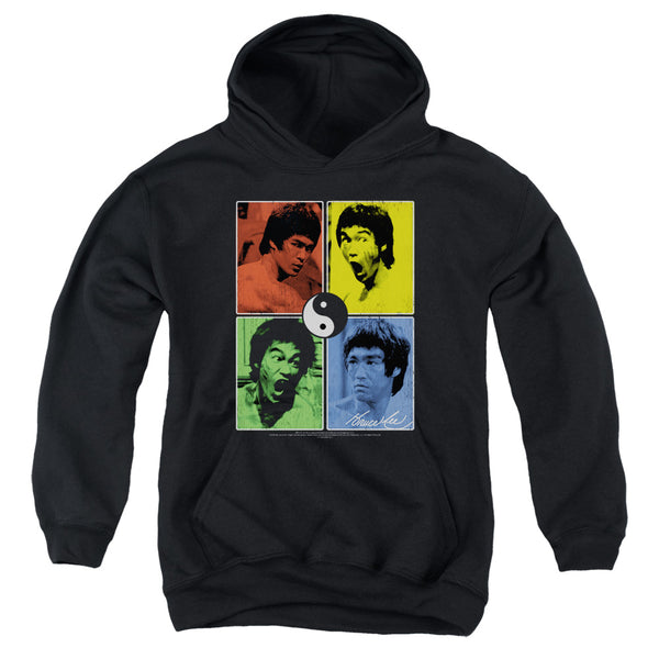 Bruce Lee - Enter Color Block Youth Hooded Sweatshirt
