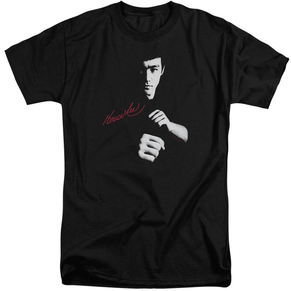 Bruce Lee - The Dragon Awaits Adult Tall Fit Short Sleeve
