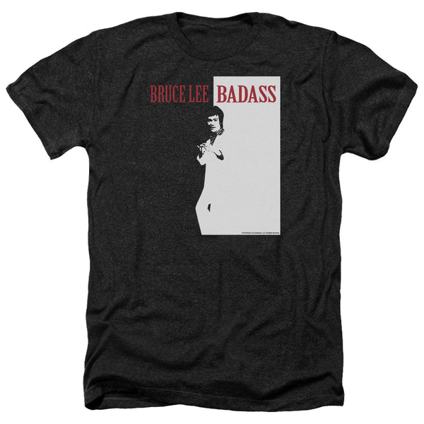 Bruce Lee - Badass Adult Regular Fit Heather Short Sleeve